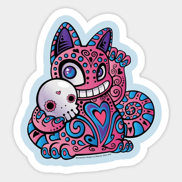 Lucky Sugar Cat Sticker by Shanimation